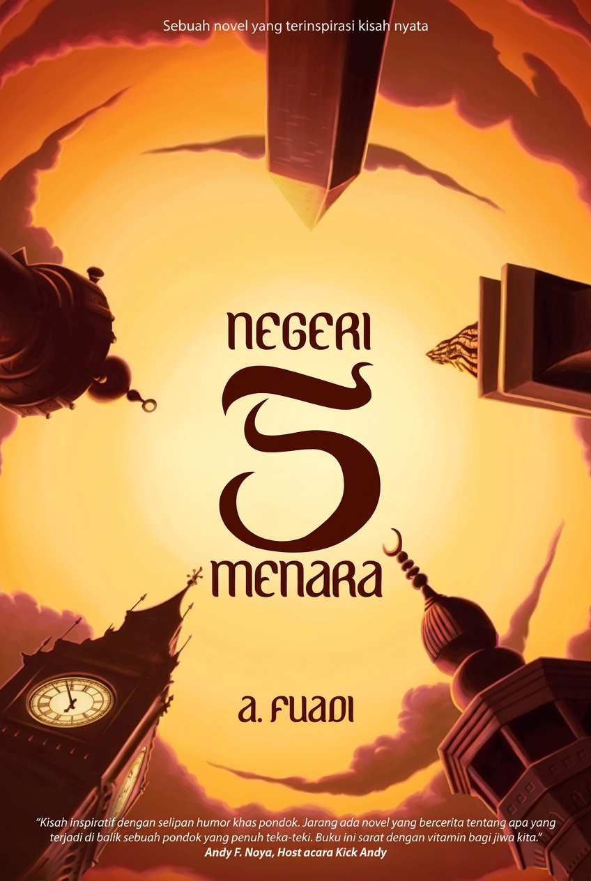 Sampul buku Negeri 5 Menara karya A. Fuadi